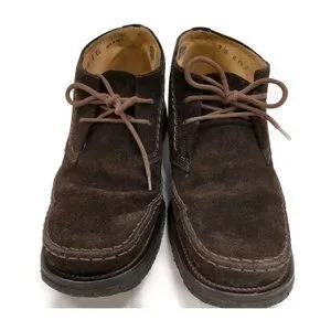EUC BALLY Lace Up Pontos Dark Brown Suede Italian Leather Boots Bally Pontos Brown Suede Leather Chukka Boots | Mercari main image 4